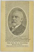 The Hon. W.S. Fielding, Minister of Finance