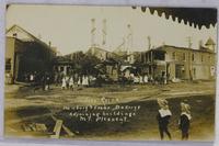 Fire ruins, Hanbury and Evans Bakery and adjoining buildings, Mt. Pleasent