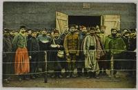Turks, Frenchmen, Jews, Englishmen, Belgians, Indians and Russians all in prison camp for opposing German "Kultur."