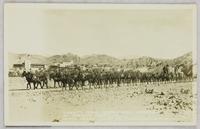 Twenty Mule Team Borax Wagons at Furnace Creek Inn  Death Valley National Monument, Calif.