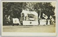 Red Cross parade float