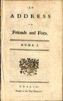 address to friends and foes