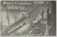 Raising the S.S. Eastland, Chicago River