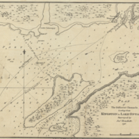 Plan of the different channels, leading from Kingston to Lake Ontario