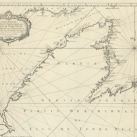 Carte réduite de la partie septentrionale de l'isle de Terre Neuve