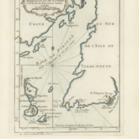 Carte des isles de Miquelon et de St. Pierre et la coste de Terre-neuve voisine