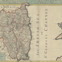 The Province of Leinster surveyed by Sr. William Petty, divided into its counties and the counties into their severall barronies