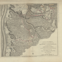 Plan of the encampment and position of the army under His Excelly. Lt. General Burgoyne at Swords House