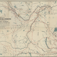 Map of the seat of Riel's insurrection 