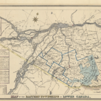 Map of the eastern townships of Lower Canada