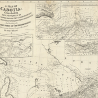 A map of Cabotia; comprehending the provinces of Upper and Lower Canada, New-Brunswick, and Nova-Scotia, with Breton Island... 