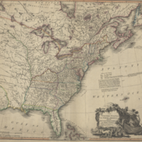 The United States of North America : with the British territories and those of Spain