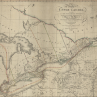 A map of the province of Upper Canada, describing all the new settlements, townships, &c. 