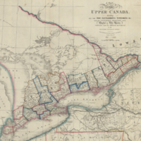 A map of the province of Upper Canada, describing all the new settlements, townships, &c. 