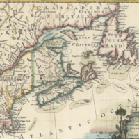 A map of the British & French plantations in North America