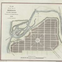Plan of the town of Goderich Upper Canada founded by the Canada Company 1829