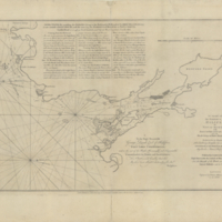 A chart of the harbour of Halifax, in Nova Scotia