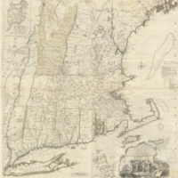 A map of the most inhabited part of New England, containing the provinces of Massachusets Bay and New Hampshire