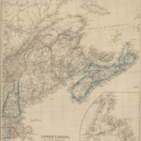 Lower Canada, New Brunswick, Nova Scotia, Prince Edwards Id. Newfoundland, and a large portion of the United States