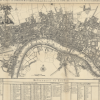 A plan of the city's of London, Westminster and borough of Southwark; with the new additional buildings; Anno, 1720
