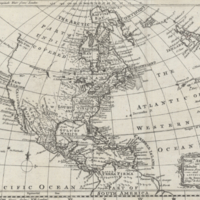North America upon the globular projection