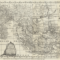 An accurate map of the East Indies, in which ye European forts, factories, and settlements are inserted & distinguished