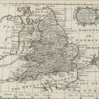 An accurate map of England & Wales on a spheroidical projection