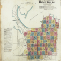 [Insurance plan of the city of Hamilton, Ontario, Canada] : [key plan, first sheet]
