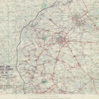 Situation Map 3: Railways and Ammunition Dumps 1-10-18