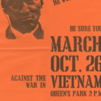     Vietnam Mobilization Committee, poster, 26 October [1968?]   
