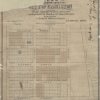 Plan of building lots in the City of Hamilton