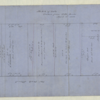 Sketch of lots taken from title deeds, April 6th 1857.