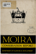 Moira Valley conservation report, 1955-cover