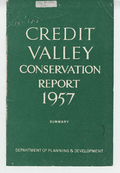 Credit Valley conservation report, 1957-Cover
