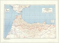 Spanish Morocco : special strategic map