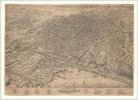 Bird's eye view of the City of Hamilton : Province Ontario, Canada, 1876