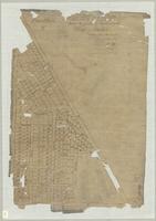 Tracing of plan showing the position of lots comprising the Village of Freelton, Township of West Flamborough