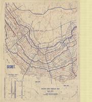 Secret, Second Army barrage map, June 1917 : [Oosttaverne, Wytschaete]