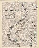 [Second] Army area map, no. 7 : enemy order of battle, 6 pm. 10th May 1918