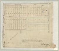 Plan of the south ends of lots nos 13 and 14 in the 4th Conn of Barton, divided into 59 lots of about one acre each