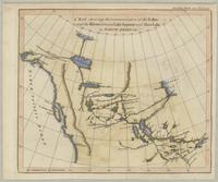 A map shewing the communication of the lakes and the rivers between Lake Superior and Slave Lake in North America