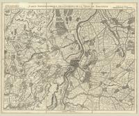 Carte topographique des environs de la Ville de Maestrich