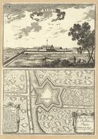 Rebvs ; Plan du fort de Rebus en Flandre