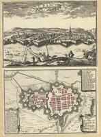 Nancy ; Plan des Villes et Citadelle de Nancy