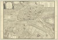 Plan routier de la Ville et Faubourg de Rouen...