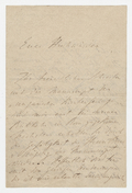 Letter, Franz Liszt to unnamed correspondent-001