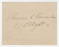 Letter, Liszt to Commander E. Obleight-001