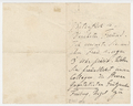 Letter, Liszt to an unknown correspondent