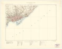 Toronto, ON. 1:63,360. Map sheet 030M11, [ed. 1], 1909