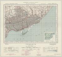 Toronto, ON. 1:63,360. Map sheet 030M11, [ed. 8], 1949